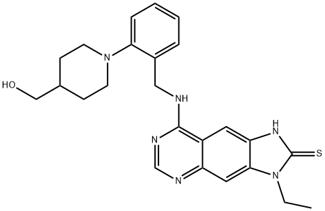 チオキナピペリフィル 化学構造式