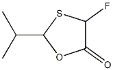 1,3-Oxathiolan-5-one,4-fluoro-2-(1-methylethyl)-(9CI) 结构式