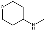 N-メチル-N-テトラヒドロ-2H-ピラン-4-イルアミン 化学構造式