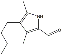 1H-Pyrrole-2-carboxaldehyde,4-butyl-3,5-dimethyl-(9CI) Struktur
