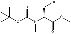 Boc-N-Me-D-Ser-OMe Structure