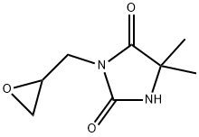 5,5-dimethyl-3-(oxiran-2-ylmethyl)imidazolidine-2,4-dione Structure