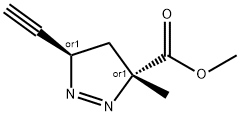 3H-Pyrazole-3-carboxylicacid,5-ethynyl-4,5-dihydro-3-methyl-,methylester,(3R,5R)-rel-(9CI)|