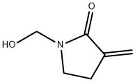 2-Pyrrolidinone,1-(hydroxymethyl)-3-methylene-(9CI) 化学構造式