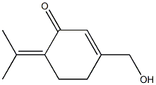 2-Cyclohexen-1-one,3-(hydroxymethyl)-6-(1-methylethylidene)-(9CI) 结构式