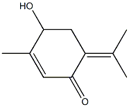 2-Cyclohexen-1-one,4-hydroxy-3-methyl-6-(1-methylethylidene)-(9CI) Struktur