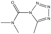 1H-Tetrazole-1-carboxamide,N,N,5-trimethyl-(9CI) 化学構造式