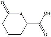 2H-Thiopyran-2-carboxylicacid,tetrahydro-6-oxo-(9CI) 化学構造式