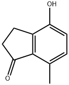 4-羟基-7-甲基-1-茚酮,22242-84-8,结构式