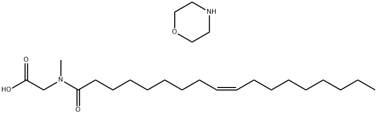 22256-74-2 (Z)-N-METHYL-N-(1-OXO-9-OCTADECENYL)GLYCINE, COMPOUND WITH MORPHOLINE (1:1)