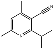 3-Pyridinecarbonitrile,4,6-dimethyl-2-(1-methylethyl)-(9CI) 结构式