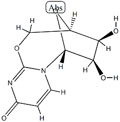 2,5'-Epoxy-2,3-didehydro-2-deoxo-5'-deoxyuridine,22329-20-0,结构式