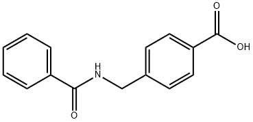 4-[(phenylformamido)methyl]benzoic acid, 223375-06-2, 结构式