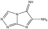 5H-Imidazo[2,1-c]-1,2,4-triazol-6-amine,5-imino-(9CI) Struktur