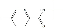 2-Pyridinecarboxamide,N-(1,1-dimethylethyl)-5-fluoro-(9CI) 结构式