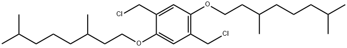 2 5-BIS(CHLOROMETHYL)-1 4-BIS(3' 7'- Structure