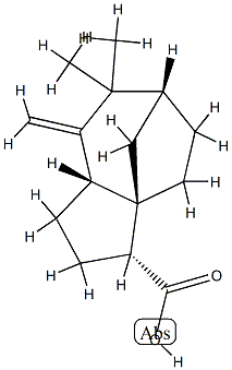 (3R,8aα)-2,3,4,5,6,7,8,8a-Octahydro-7,7-dimethyl-8-methylene-1H-3aα,6α-methanoazulene-3β-carboxylic acid Structure