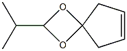 1,3-Dioxaspiro[3.4]oct-6-ene,2-(1-methylethyl)-(9CI) Structure