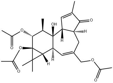 (1aR)-3-(Acetyloxymethyl)-9β,9aα-bis(acetyloxy)-1,1aα,1bβ,4,4aβ,7aα,7b,8,9,9a-decahydro-7bα-hydroxy-1,1,6,8α-tetramethyl-5H-cyclopropa[3,4]benz[1,2-e]azulen-5-one|