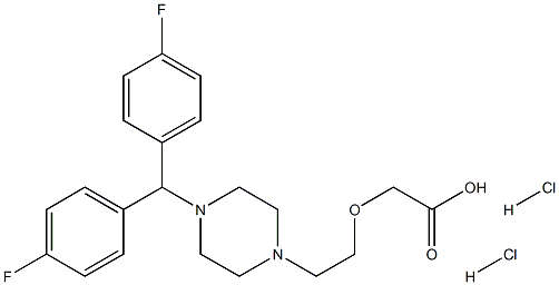 EFLETIRIZINE 2HCL 结构式