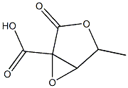 Pentonic acid, 2,3-anhydro-2-C-carboxy-5-deoxy-, 1,4-lactone (9CI) 结构式