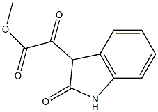 2,3-Dihydro-α,2-dioxo-1H-indole-3-acetic acid methyl ester Struktur