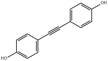 二(4,4'-二羟基)苯基乙炔 结构式