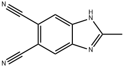1H-Benzimidazole-5,6-dicarbonitrile,2-methyl-(9CI),226258-72-6,结构式