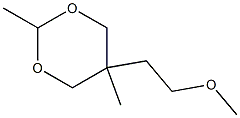 5α-(2-Methoxyethyl)-2β,5β-dimethyl-1,3-dioxane,22644-75-3,结构式