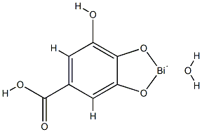 碱式没食子酸铋,22650-86-8,结构式