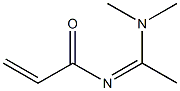 2-Propenamide,N-[1-(dimethylamino)ethylidene]-(9CI) Structure