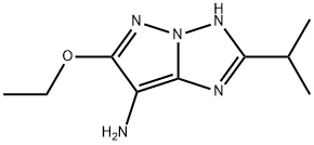 1H-Pyrazolo[1,5-b][1,2,4]triazol-7-amine,6-ethoxy-2-(1-methylethyl)-(9CI) Struktur