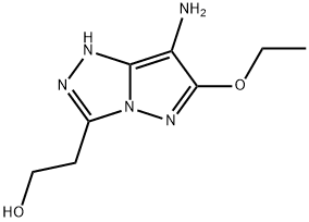 1H-Pyrazolo[5,1-c]-1,2,4-triazole-3-ethanol,7-amino-6-ethoxy-(9CI) Struktur