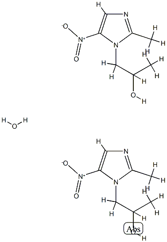 Secnidazole heMihydrate Structure