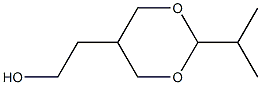 1,3-Dioxane-5-ethanol,2-(1-methylethyl)-(9CI) Structure