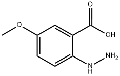 2-hydrazinyl-5-methoxybenzoic acid,228259-02-7,结构式