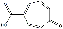 1,3,6-Cycloheptatriene-1-carboxylicacid,5-oxo-(8CI) Struktur