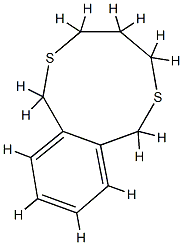 1,4,5,7-テトラヒドロ-3H-2,6-ベンゾジチオニン 化学構造式