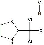 Trichloromethyl-2-thiazolidine (chlorhydrate) [French] 化学構造式