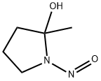 2-Pyrrolidinol,2-methyl-1-nitroso-(9CI) Struktur