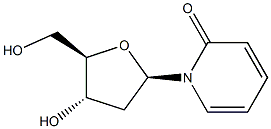 1-(2-Deoxy-β-D-ribofuranosyl)-2(1H)-pyridone Structure