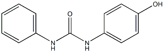 3-(4-Hydroxyphenyl)-1-phenylurea Struktur