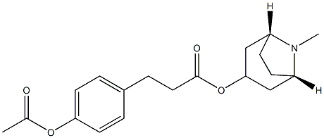 p-아세톡시벤젠프로피온산(1R,5S)-트로판-3α-일에스테르