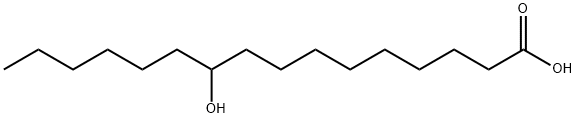 10-Hydroxypalmitic acid Struktur