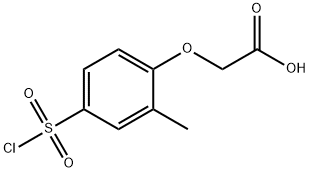 [4-(chlorosulfonyl)-2-methylphenoxy]acetic acid|
