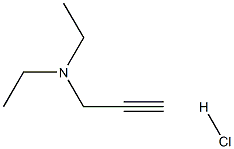 2-Propyn-1-amine,N,N-diethyl-, hydrochloride (1:1) 结构式