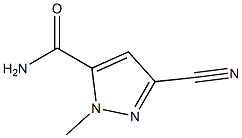 1H-Pyrazole-5-carboxamide,3-cyano-1-methyl-(9CI),232281-31-1,结构式