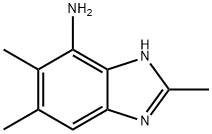 1H-Benzimidazol-4-amine,2,5,6-trimethyl-(9CI),232597-50-1,结构式