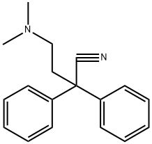 4-(二甲氨基)-2,2-二苯基丁腈,23278-88-8,结构式