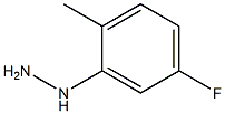 (5-fluoro-2-methylphenyl)hydrazine,2339-53-9,结构式